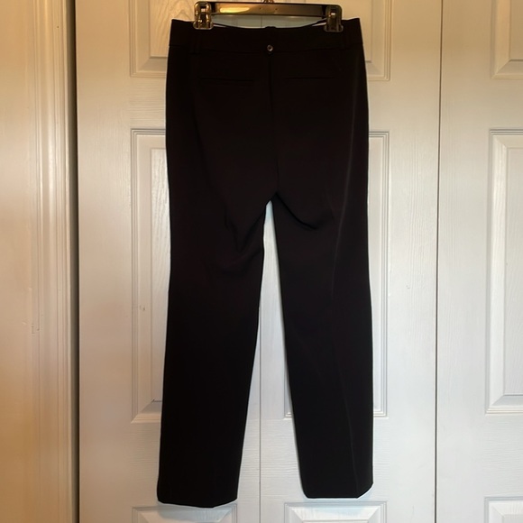 Ann Taylor Loft sz 4 Julie Trouser Career pants black. Front and back pockets - Picture 4 of 10